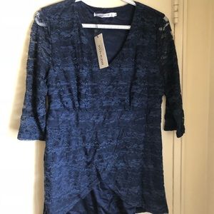 Regular top- navy blue & black color 2 summer top